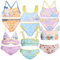 Disney Frozen 2 - Bambina - Costume da Bagno Bikini 2 Pezzi Mare Piscina - Prodotto Originale con Licenza Ufficiale [1951 Azzurro - 8 Anni]