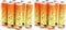 SMH LINE® Lot de 12 cartouches de gaz universelles de 600 ml pour réchaud de camping, désherbage, brûleur à gaz, mélange propane butane 7/16, filetage européen EN417, cartouche à vis, chalumeau à