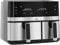 HOMCOM Heißluftfritteuse 8,5L Fritteuse mit Doppelkammer, 8 in 1 Rezeptur, Airfryer mit Antihaftbeschichtung, Touchscreen, Smart und Timer-Funktion, ohne Öl, Schwarz