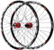 DYSY MTB Laufradsatz Steckachse 26/27,5 Zoll, Scheibenbremse Aus Aluminiumlegierung HG Lager 32H Vorder Und Hinterrad 29ER Fahrradfelge for 7–12 Gänge 2215G(Farbe:F+R,Size:THRU AXLE 24 inch)