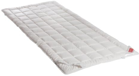 HEFEL Pure Wool Schafschurwolle Unterbett - Matratzenauflage mit Eckgummibändern, 400 g/m², Verschiedene Größen (100 x 200 cm)