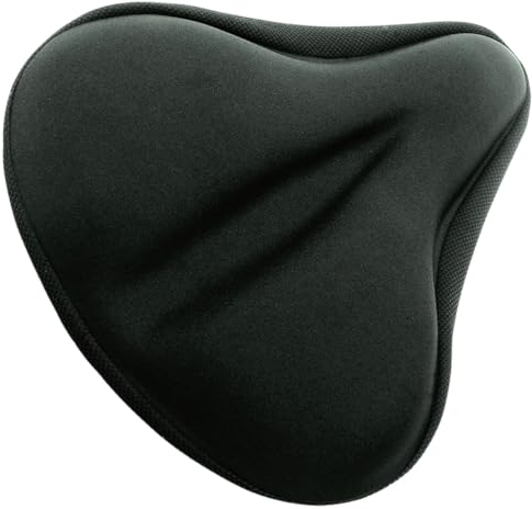 Coprisella Bici Gel Copri Sella Bici Imbottito Confortevole per MTB Bici da Strada e Cyclette 27 x 25 cm