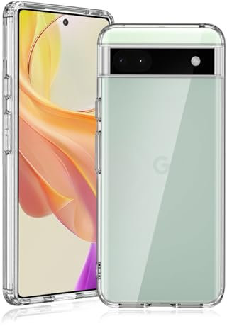 Agedate Hülle für Google Pixel 6A Handyhülle, Ultra Dünn Transparent Schutzhülle Kompatibel mit Google 6A, Weiches Silikon Anti Vergilbung Schutz, Slim Stoßfeste Kratzfest für Pixel 6A Case Cover