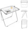 OHMG Klapptisch, aus Acryl, transparent, Picknicktische, ideal für kleine Büros, Beistelltisch oder kleine Computer-Schreibtische, Büro, Beistelltisch