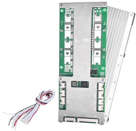 Smart BMS 8S-21S 100A con Bluetooth, protección equilibrada y placa de protección de comunicación CAN 485, placa de protección de batería para batería LiFePO4 de litio (8S-21S 24 V, 100 A)
