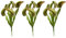 CAKEEYUM Venus Flytrap, 3pcs 15, 8 Zoll künstliche Venus-Fliegen-Trap-Pflanzen, lebensechter 8-Kopf-Fliegenfalle-Kostüm, Wiederverwendbare Kunstpflanzen für Büro-Heimtisch Vase Garden Innenräume