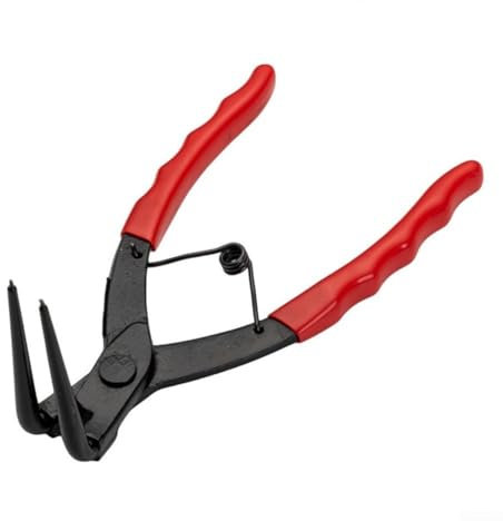 Jotekonoby Pince à anneau à pression robuste, pince à circlip interne en C, long bec coudé à 90 degrés, outil de retrait d'anneau de retenue pour moto, voiture, camion (90 degrés)