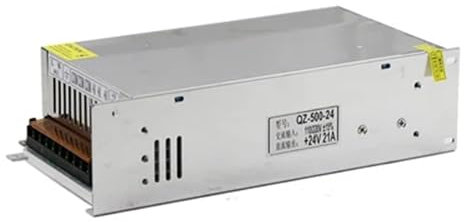 BJKYTMLM Fuente de alimentación conmutada 20A 12V 24V luz AC 100-240V Adaptador regulador de Voltaje SMPS for Tiras LED CCTV(24V 20A)