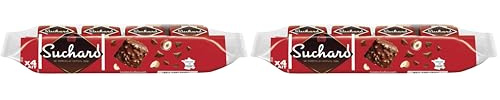 Suchard Chocolat Rocher Lait 4 x 35 g 4230678 (Lot de 2)