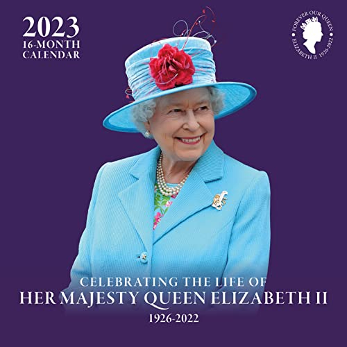 Pyramid International Kalender 2023 Remembering Our Queen, Monatsplaner, 30 x 30 cm