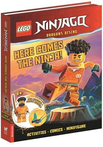 LEGO® NINJAGO®: Here Comes the Ninja! (with Arin minifigure and dragon mini-build) (LEGO® Minifigure Activity)