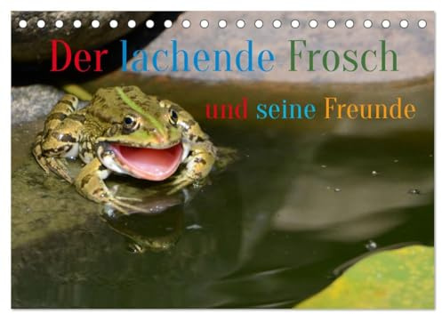 Der lachende Frosch und seine Freunde (Tischkalender 2026 DIN A5 quer), CALVENDO Monatskalender: Da musste ich auch lachen und hab fast die Kamera fallen lassen. (CALVENDO Tiere)