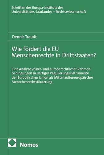Wie fördert die EU Menschenrechte in Drittstaaten?: Eine Analyse völker- und europarechtlicher Rahmenbedingungen neuartiger Regulierungsinstrumente ... des Saarlandes - Rechtswissenschaft)