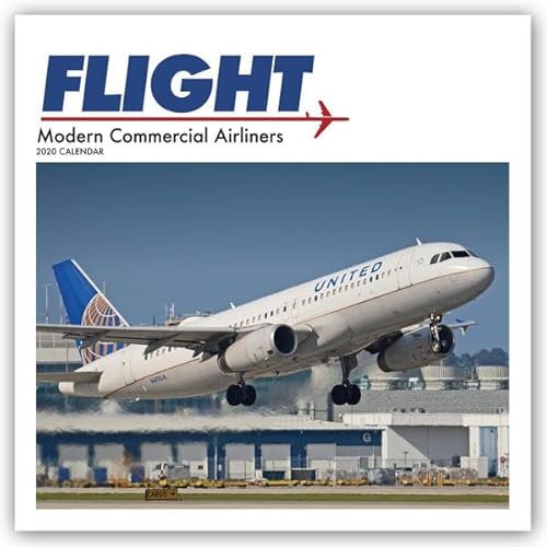 Flight - Modern Commercial Airliners - Passagierflugzeuge 2020: Original Carousel-Kalender [Mehrsprachig] [Kalender]: Mehrsprachiges Kalendarium (Wall-Kalender)
