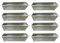 Hossi's Wholesale 8er Set Zink Paletten Blumenkästen - Einsatz 38cm groß Silber - aus Metall verzinkt - Zinkkasten Pflanzkasten Balkonkasten Blumentopf für Europaletten