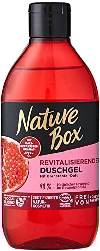 Nature Box Revitalisierendes Duschgel mit Granatapfel-Duft, 250 ml
