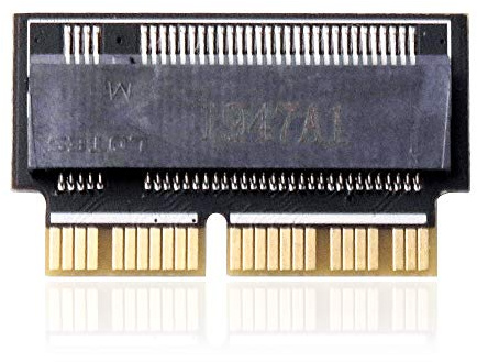HUYUN M.2 NVMe/AHCI SSD Adapter for MacBook Air Pro Retina Mid 2013-2017, Compatible with A1465 A1466 A1398 A1502, Requires macOS 10.13 or Later