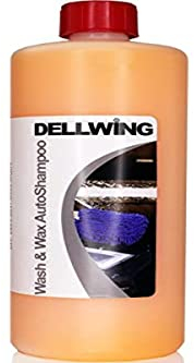 DELLWING Wash & Wax Autoshampoo 1 L - Hochprofessionelles Shampoo für Ihren Wagen - Verdünnbar bis 1:200 - Schöner, tiefer Glanz mit Abperlverhalten