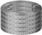 PRITEX – Lochband 25 x 0,5 mm aus verzinktem Stahl – 5 Stück Montageband mit 10m Länge – Montagelochband zur Befestigung von Paneelen, Balken & Rohren – hohe Stabilität & Flexibilität