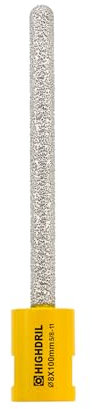 HIGHDRIL Mèche de mortier diamantée pour enlever les vieux mortiers, les briques endommagées ou les pierres naturelles 8 x 100 mm