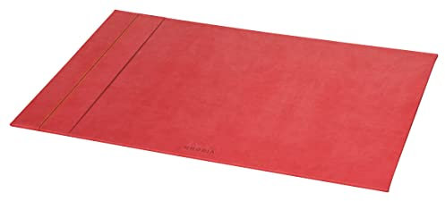 Rhodia 194489C - Schreibunterlage Rhodiarama 60x40 cm, fest, Kunstleder, ideal für Home Office, 1 Stück, Korallenrot
