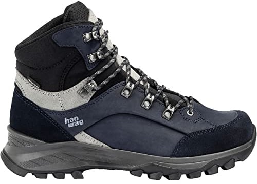 Hanwag M Alta Bunion Ii GTX Blau-Grau - Gore-Tex Halbhoher Leichter Herren Gore-Tex Wanderstiefel, Größe EU 41.5 - FA