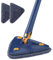 Cleaning Mop 360° Rotatable Triangular Mop Foldable Water Squeezing Wall Cleaning Mop Super Water Absorption Mop with 2 Replacement Mop Cloth for Floor Wall Window Cleaning