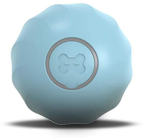 Cheerble Interaktiver Ball für Hunde und Katzen, Eiscreme, Blau