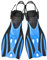ENEN Pinne Corte da Nuoto e Snorkeling, Pinne Nuoto Piscina Pinne da Snorkeling per Bambini Adulti per Apnea Immersioni e Snorkeling (S (Taglia 27-31),Blu)