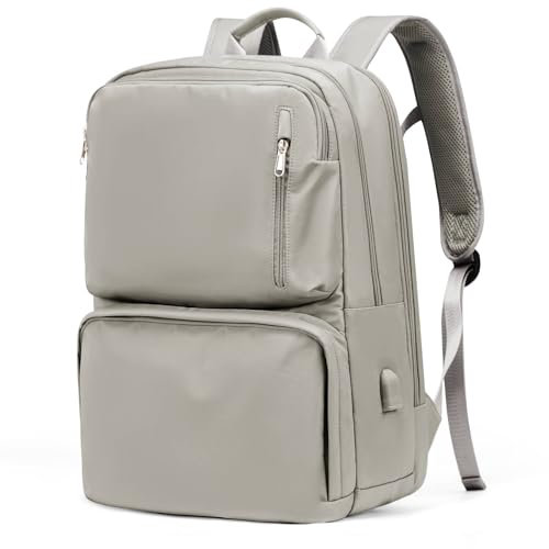 livbote Reiserucksack Rucksack 40x20x25 Handgepäck Flugzeug Ryanair Travel Backpack Tagesrucksack Damen Wasserdicht Braun