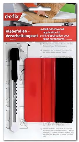 AMK® D-C-Fix Professional Vinyl Wrap Applicator Squeegee Tool Felt Sticky Fablon Safety Kit