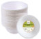 The Food Supply Strong Paper Bowl, Disposable Plates, Compostable & Biodegradeable Plates - Super Rigid - Extra Strength - Premium Eco-Friendly Sugarcane (Bowl, 180 ml - 50pcs)