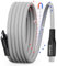 Magtame USB C Cable, 1M Flexible USB C Cord, Nylon Braided Type C Fast Charging Cable for iPhone 15, Samsung, Pad & More, Silver