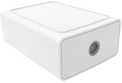 Exacompta - Ref 315413D - 1 Autentik Tiny Box 1 Drawer Stackable Filing Module - External Dimensions: Depth 19 x Width 26.5 x Height 10 cm - White