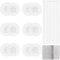 HOTUT Möbel Wandanker, 12 Stück Kippsicherung Möbel Set, Ohne Bohren, Kippschutz Möbel Wandanker Für Schrank Regal Kommode, Anti Kipp Möbelgurte für Baby-Proofing & Haustierschutz