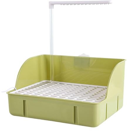 dzqad Vogel Badehaus Badewanne, Wellensittich Badewanne, Automatische Vogelbrunnen, Papageiendusche Mit Automatischer Wasserzirkulation, Automatisches Wasserzirkulationssystem, Vogelbad, Grün