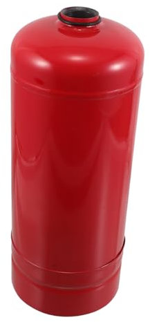PartyKindom 2kg Extincteur Portable Vide Réservoir Acier pour Usage Domestique Boîte Extincteur Rechargeable Et Étanche pour Et Cuisine