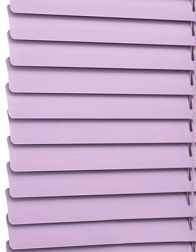Veneziana in Alluminio Oscuranti Persiane per Finestre Lamelle 2.5 cm Persiane Veneziane Orizzontali Termoisolanti su Misura 25 45 50 70 90 120 165 cm Tende Veneziane(Light Purple)
