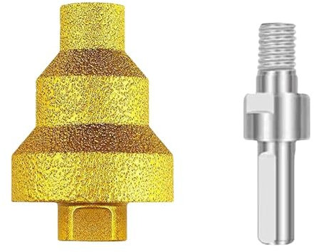 Broca de diamante eficaz para azulejos, sierra escalonada para azulejos, mármol y piedra de cuarzo