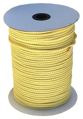 GAOJUDAF 1 Stück Aramidfaser-Geflecht, multifunktionale Schnur, Seil, Drachenschnur, Angelschnur for Fliegen, Camping, Wandern(45M*2.5MM)
