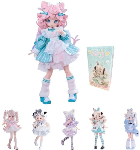 niannyyhouse BJD Blind Box Sugary Girls 18 cm Poupée articulée MJD 1/8 MJD Action Figure de collection (1 pièce)