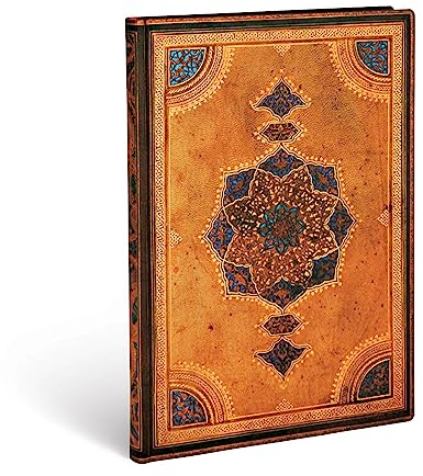 Paperblanks - Safawidische Bindekunst - Notizbuch Midi Flexi Liniert, 176 Seiten, Midi (180 x 130)