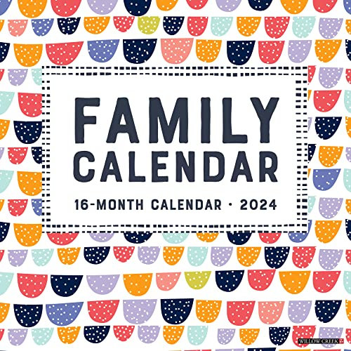 Family Planner 2024 12 X 12 Wall Calendar