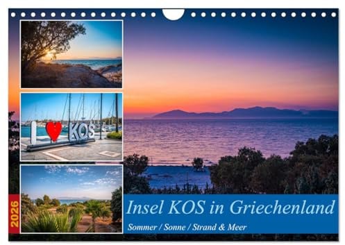 Insel Kos in Griechenland (Wandkalender 2026 DIN A4 quer), CALVENDO Monatskalender