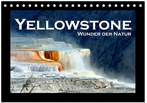 Yellowstone - Wunder der Natur (Tischkalender 2026 DIN A5 quer), CALVENDO Monatskalender: Faszinierende Bilder aus dem ältesten Nationalpark der Welt (CALVENDO Natur)