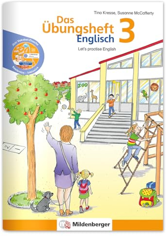 Das Übungsheft Englisch 3: Let’s practise English mit Audio-CD „Jicki Vokabel-Dusche 3“