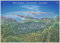 Panorama Alpen Poster: einseitig laminiert, mit Leisten