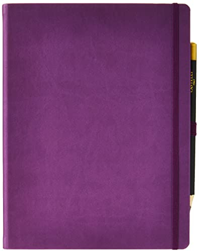 Castelli rq27/25–477 Große Gefütterte liniert Tucson Notizbuch, Violett