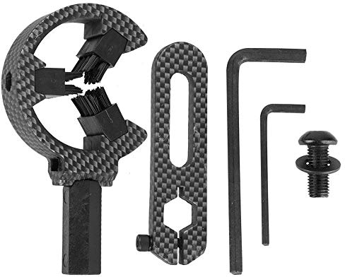 Zer one Compound Bogenpfeil Auflage, Capture Arrowrest 2 Typen Universal-Tarnungsbürste Pfeilauflage Compoundbogen-Recurve-Bogenbogenschießen(Carbon Camo)