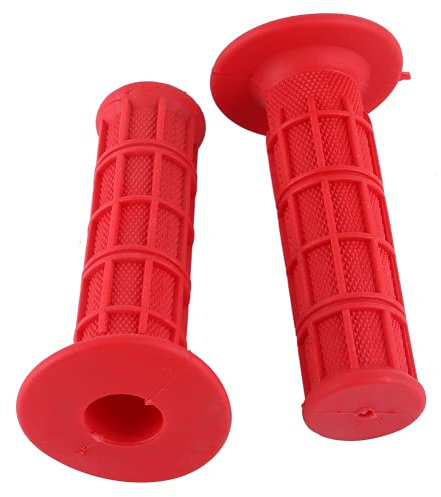 1 Paar 22 mm 7/8 Universal Motorradlenkergriffe Gummi Refit Hebelabdeckung(rot)
